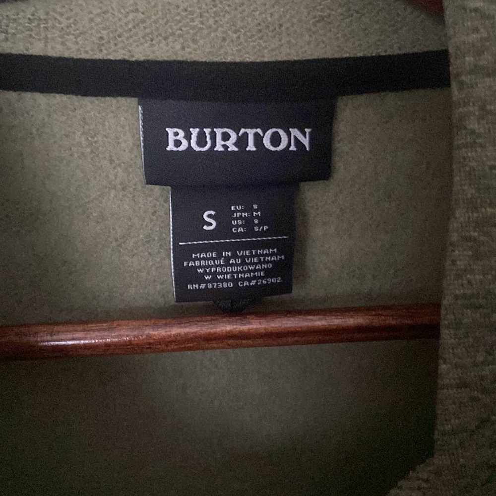 Forest green burton hoodie - Picture 2 of 5